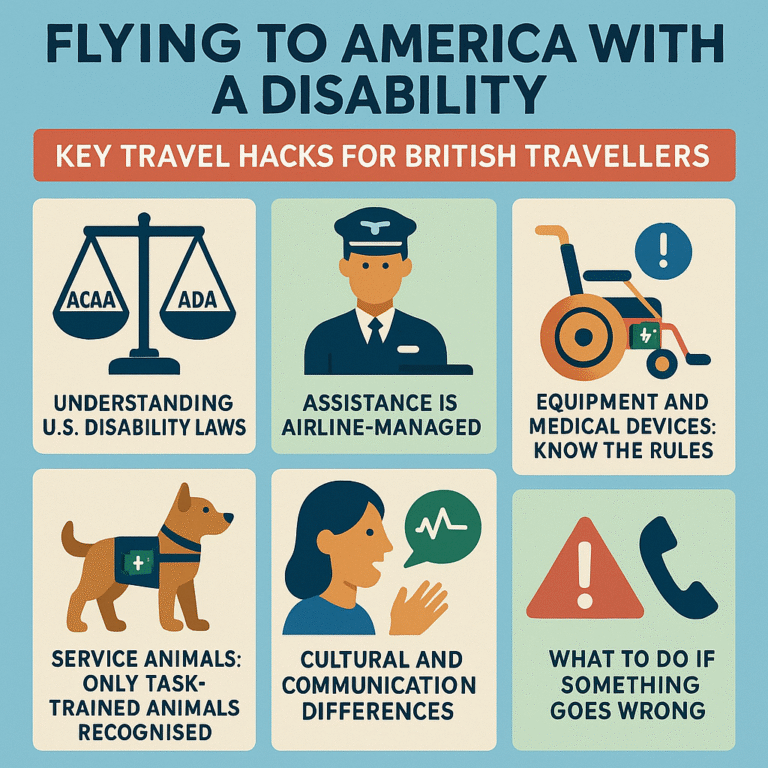 Flying to America with a Disability key travel hacks | Accessairbility | Access-air-bility |