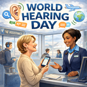 World hearing day graphic