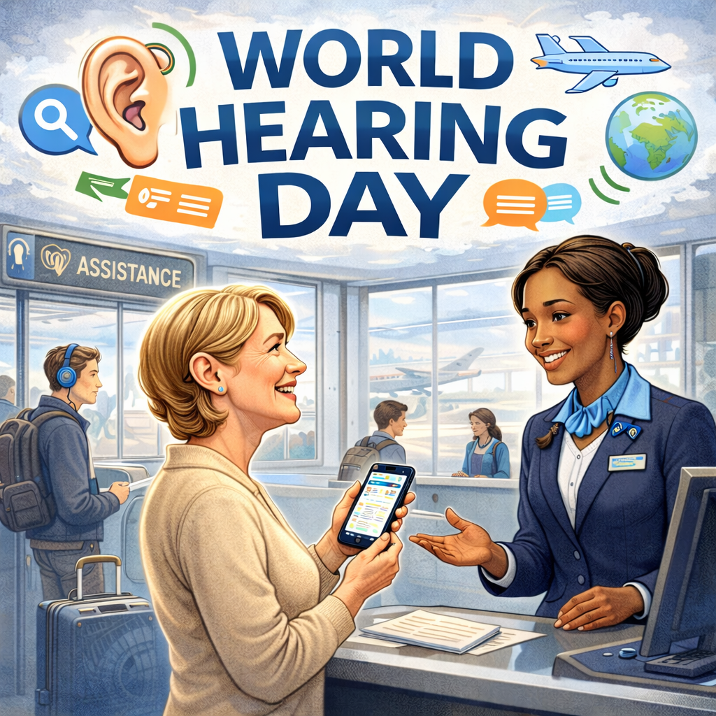 World hearing day graphic